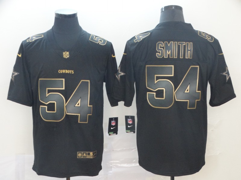 Men's Dallas Cowboys Jaylon Smith #54 Black Jersey